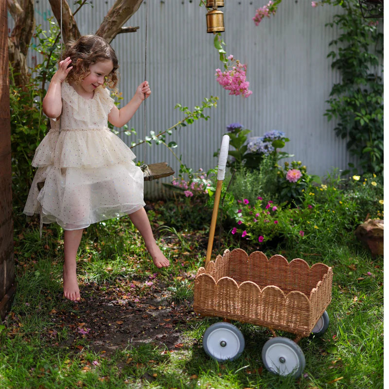 Dinkum Dolls Petal Wonder Wagon - Natural
