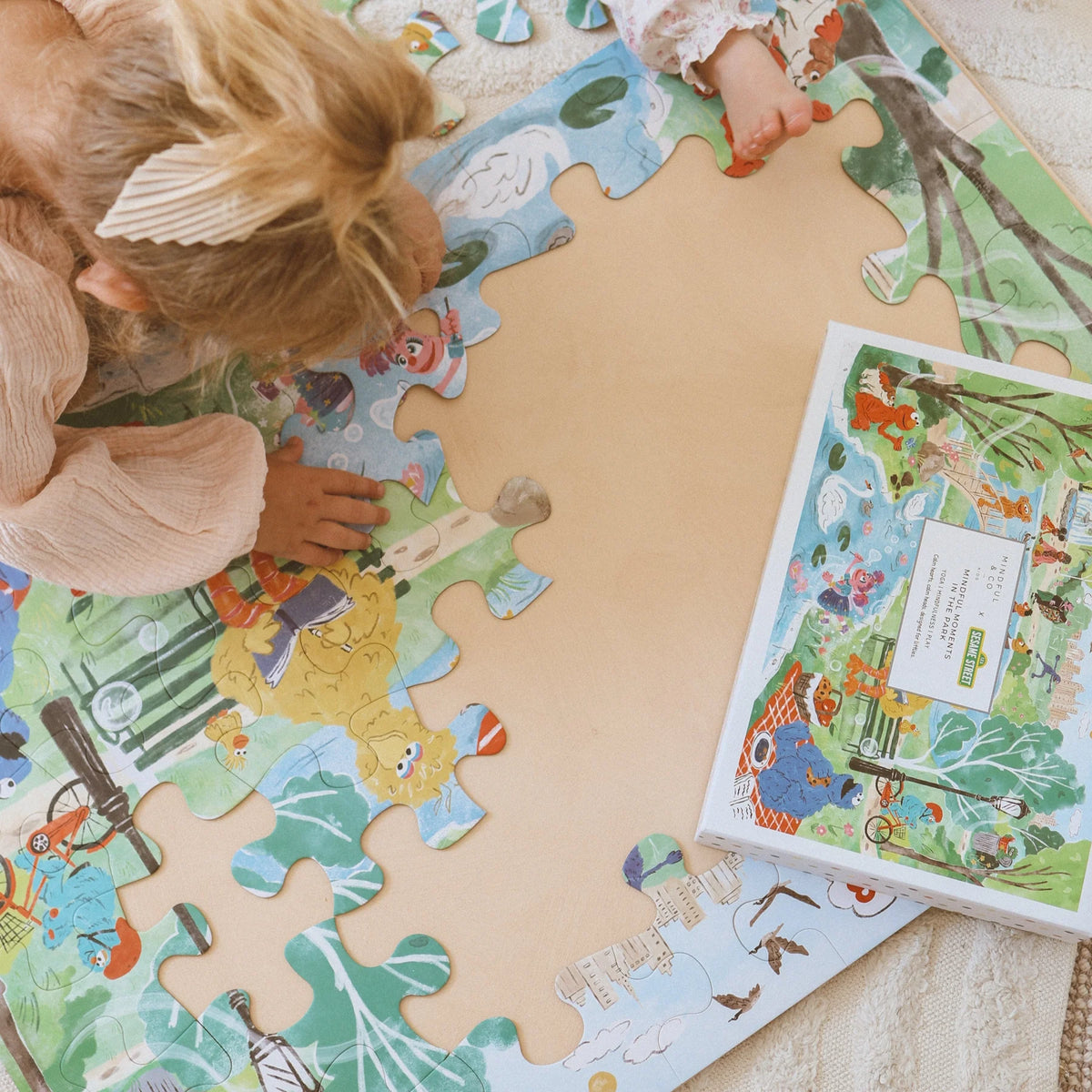 Mindful & Co. Mindful Moments with Sesame Street Floor Puzzle