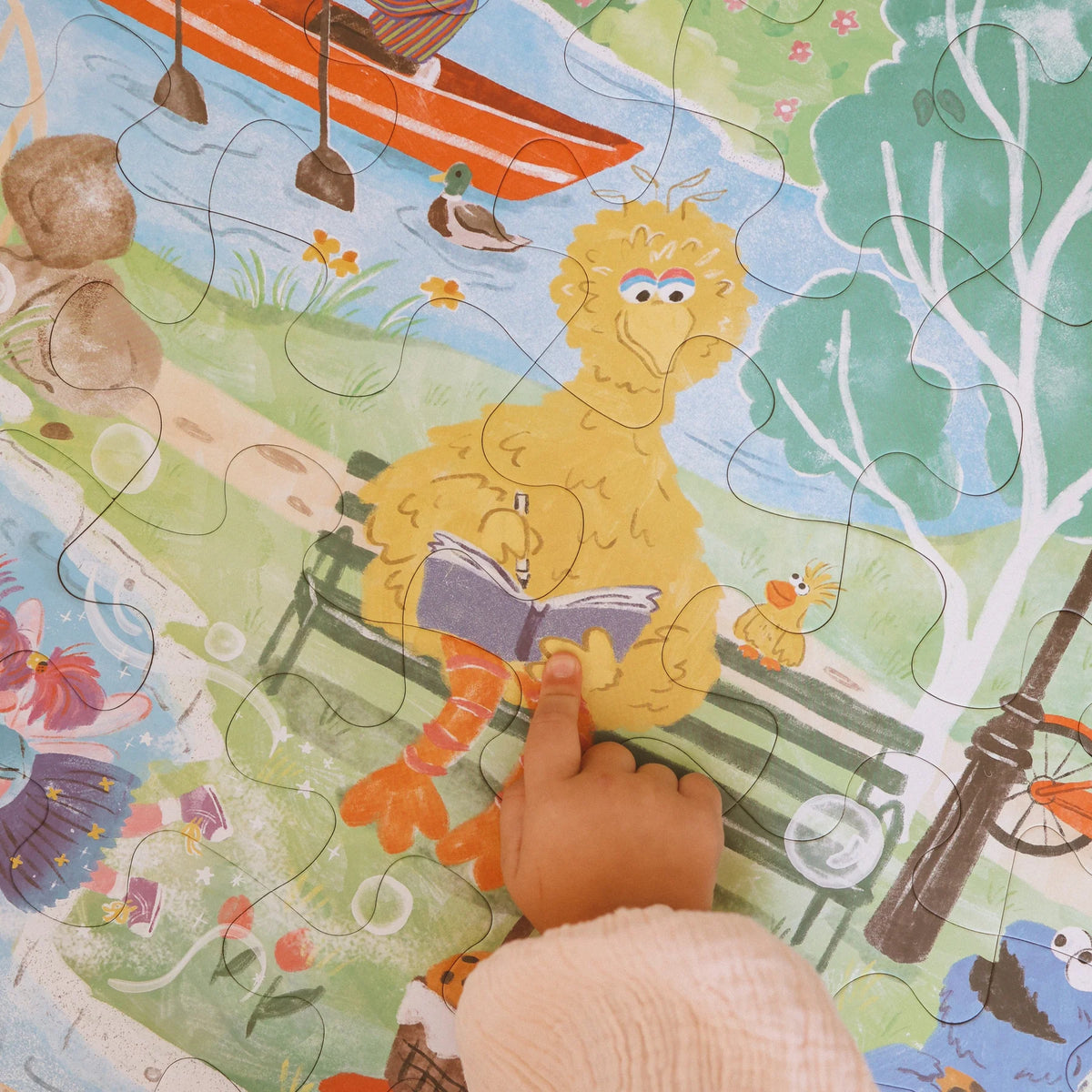 Mindful & Co. Mindful Moments with Sesame Street Floor Puzzle