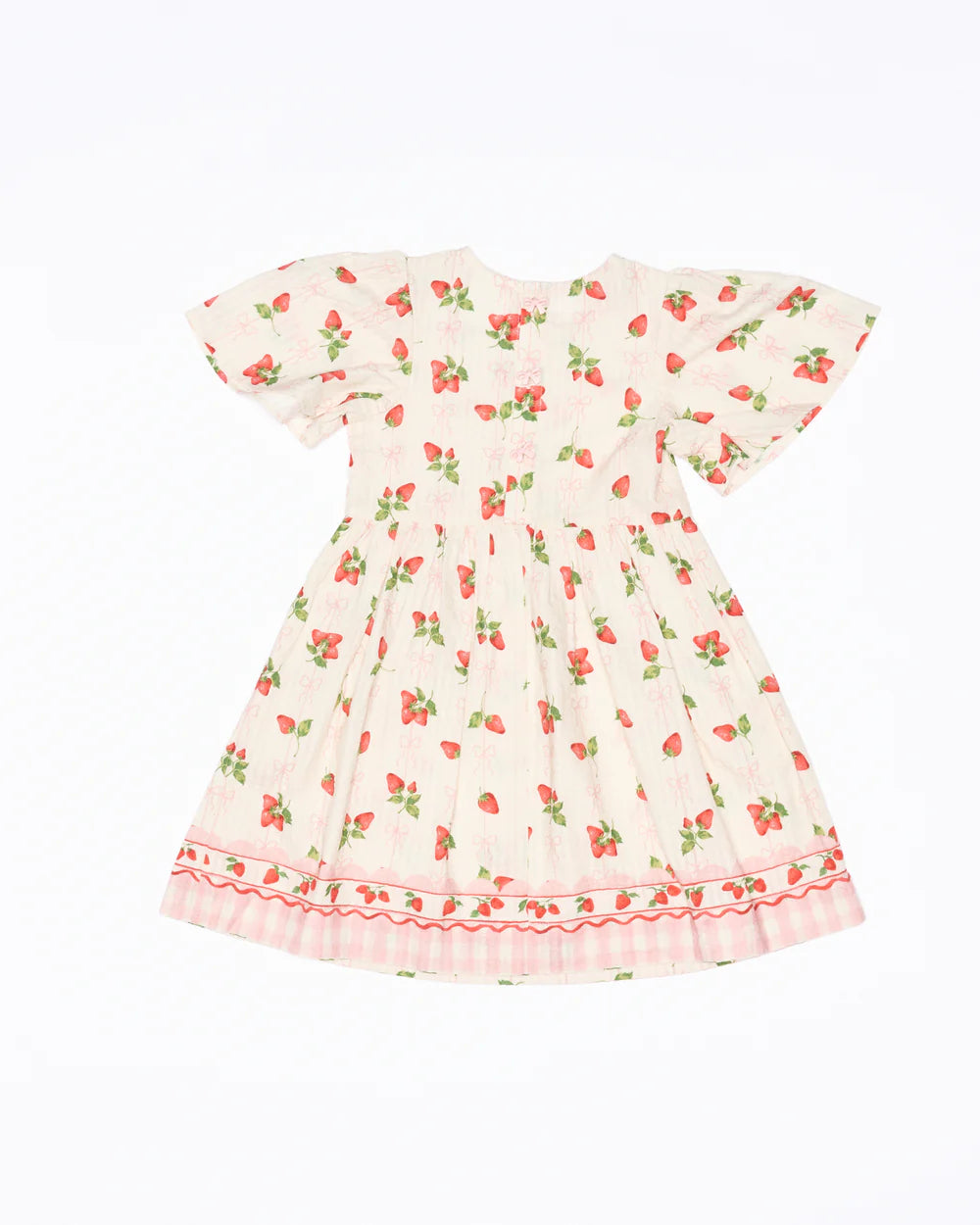 Poppy Dress - Strawberries and Cream