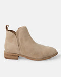 Walnut Douglas Leather Boot - Latte