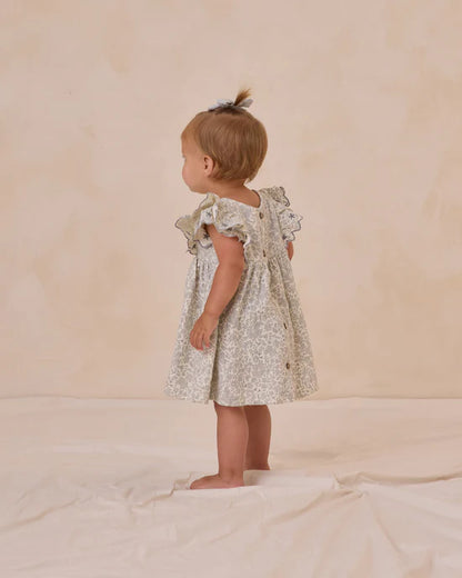 Quincy Mae Alina Dress | Blue Blossom