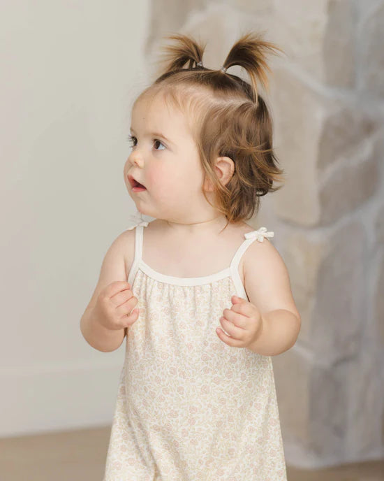 Quincy Mae Smocked Jumpsuit - Primrose
