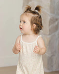 Quincy Mae Smocked Jumpsuit - Primrose