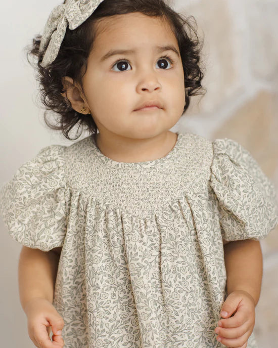 Quincy Mae Carina Dress - Green Garden
