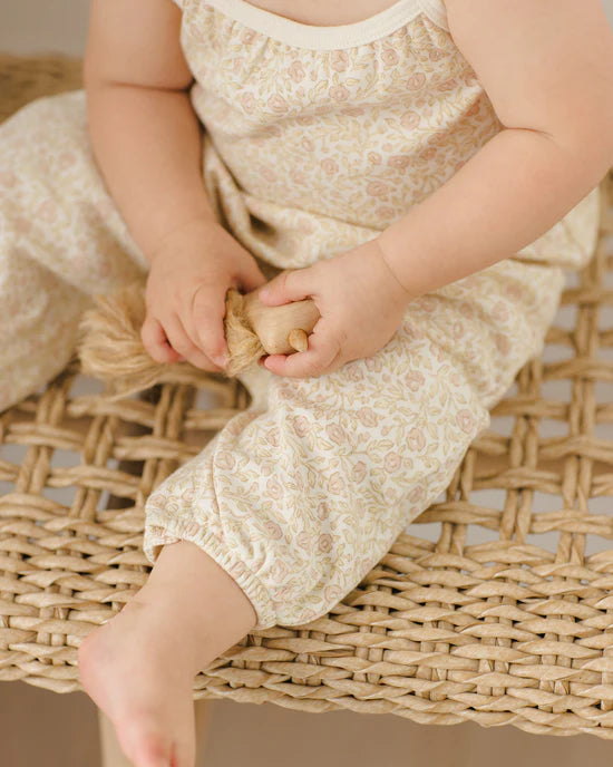 Quincy Mae Smocked Jumpsuit - Primrose