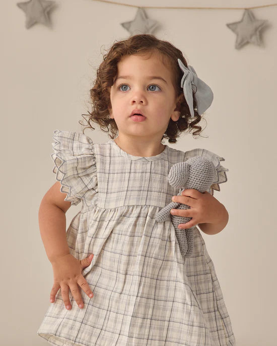 Quincy Mae Alina Dress Blue Plaid