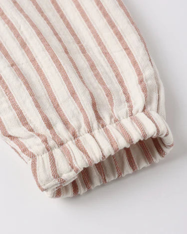 Quincy Mae Woven Jumpsuit Vintage Stripe