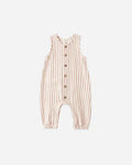 Quincy Mae Woven Jumpsuit Vintage Stripe