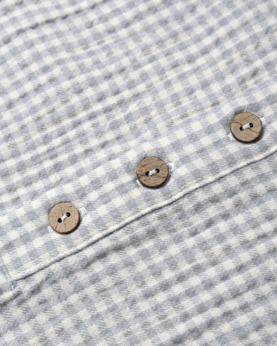 Quincy Mae Woven Jumpsuit - Blue Gingham