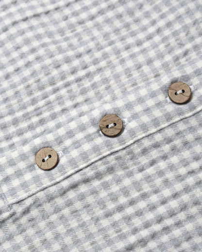 Quincy Mae Woven Jumpsuit - Blue Gingham