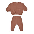 Quincy Mae Waffle Sweat Set | Sienna