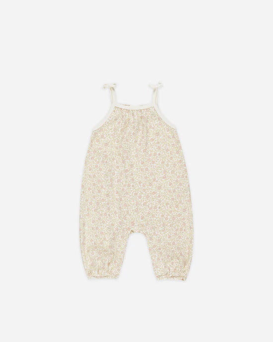 Quincy Mae Smocked Jumpsuit - Primrose