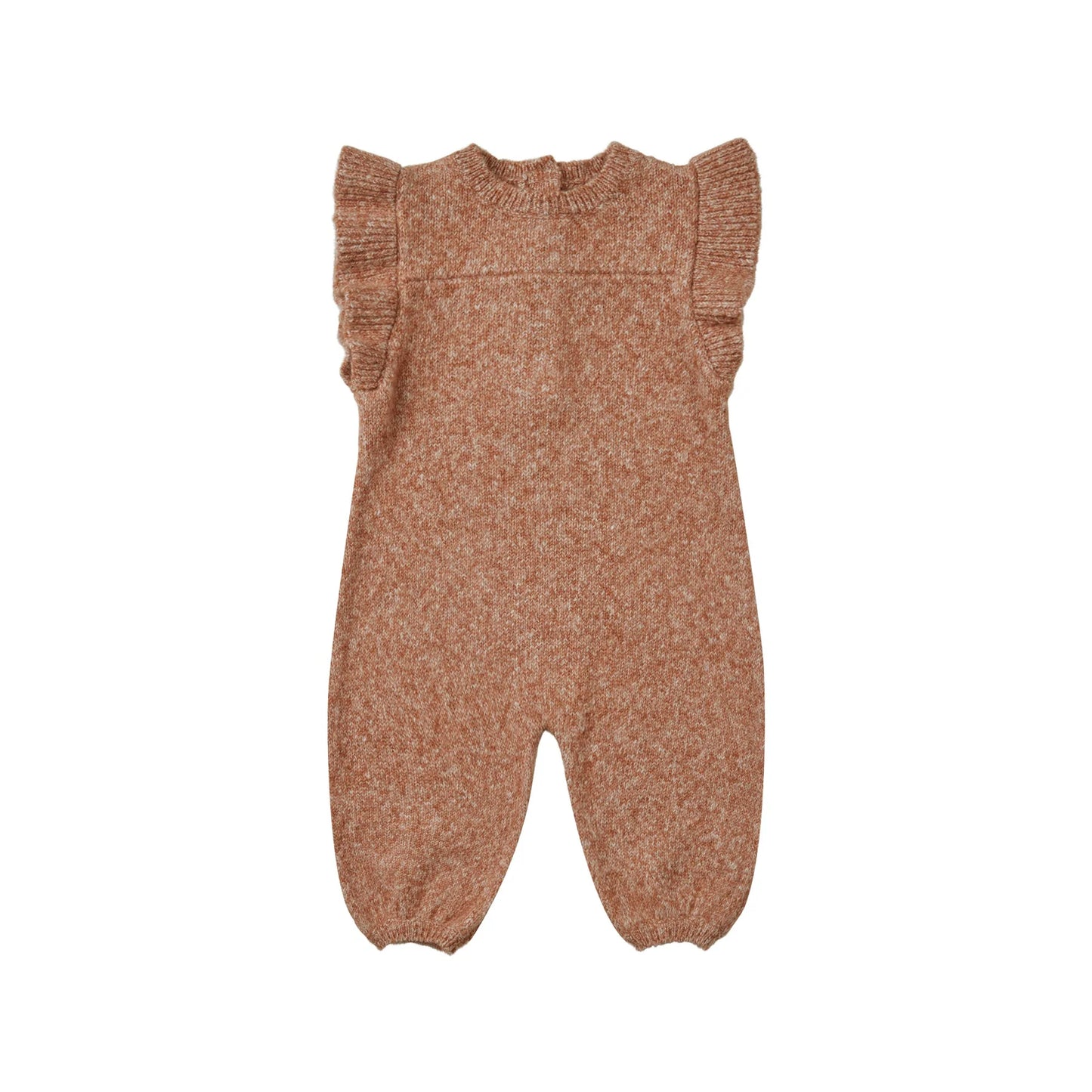 Mira Knit Romper - Heathered Clay