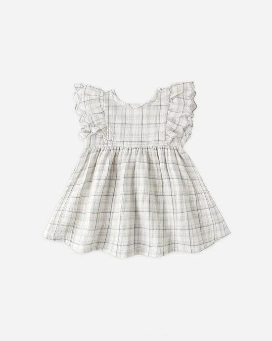 Quincy Mae Alina Dress Blue Plaid