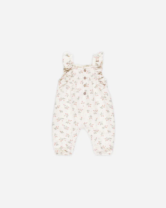 Quincy Mae Nova Romper - Strawberries