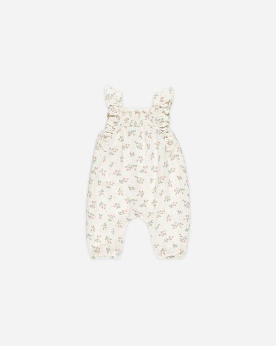 Quincy Mae Nova Romper - Strawberries