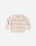 Quincy Mae Knit Cardigan - Hearts