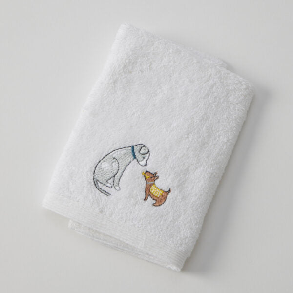 Jiggle & Giggle Puppy Play Bath Towel & Face Washer