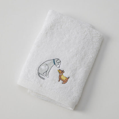 Puppy Play Bath Towel & Face Washer