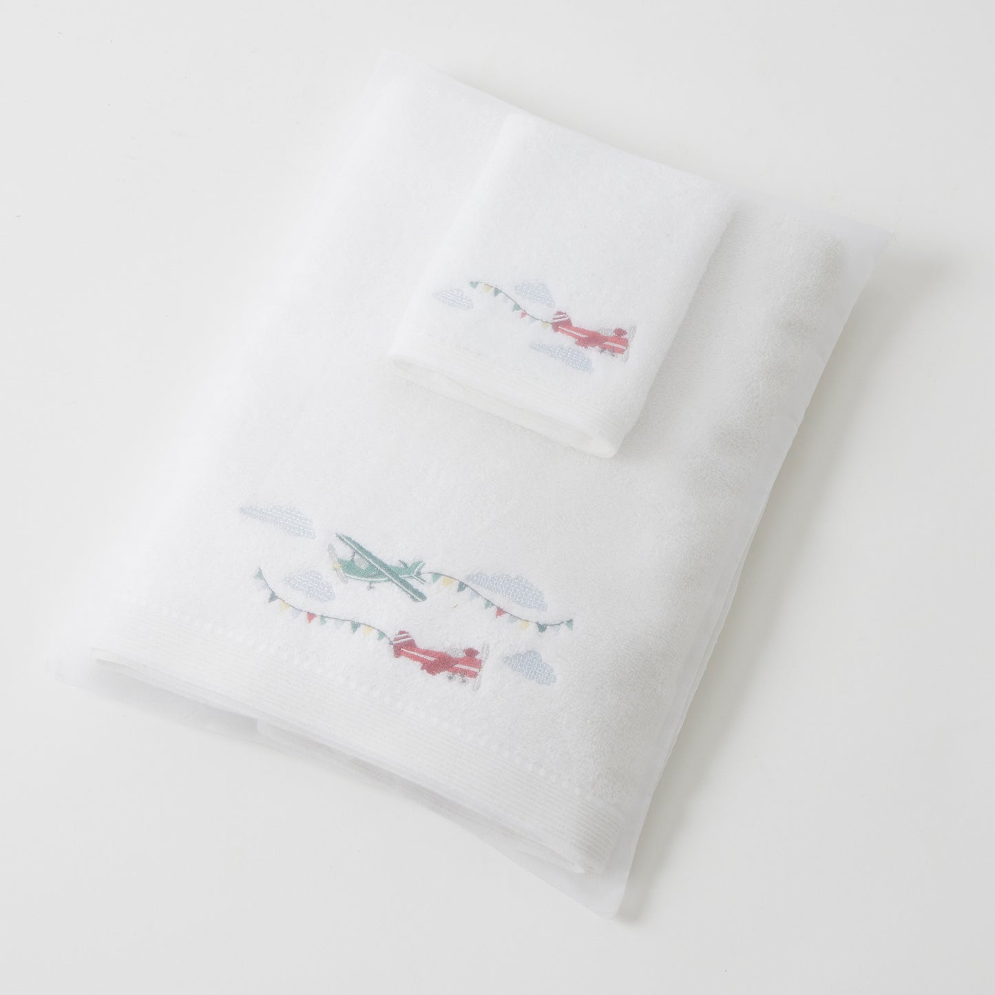 Flying High Bath Towel & Face Washer