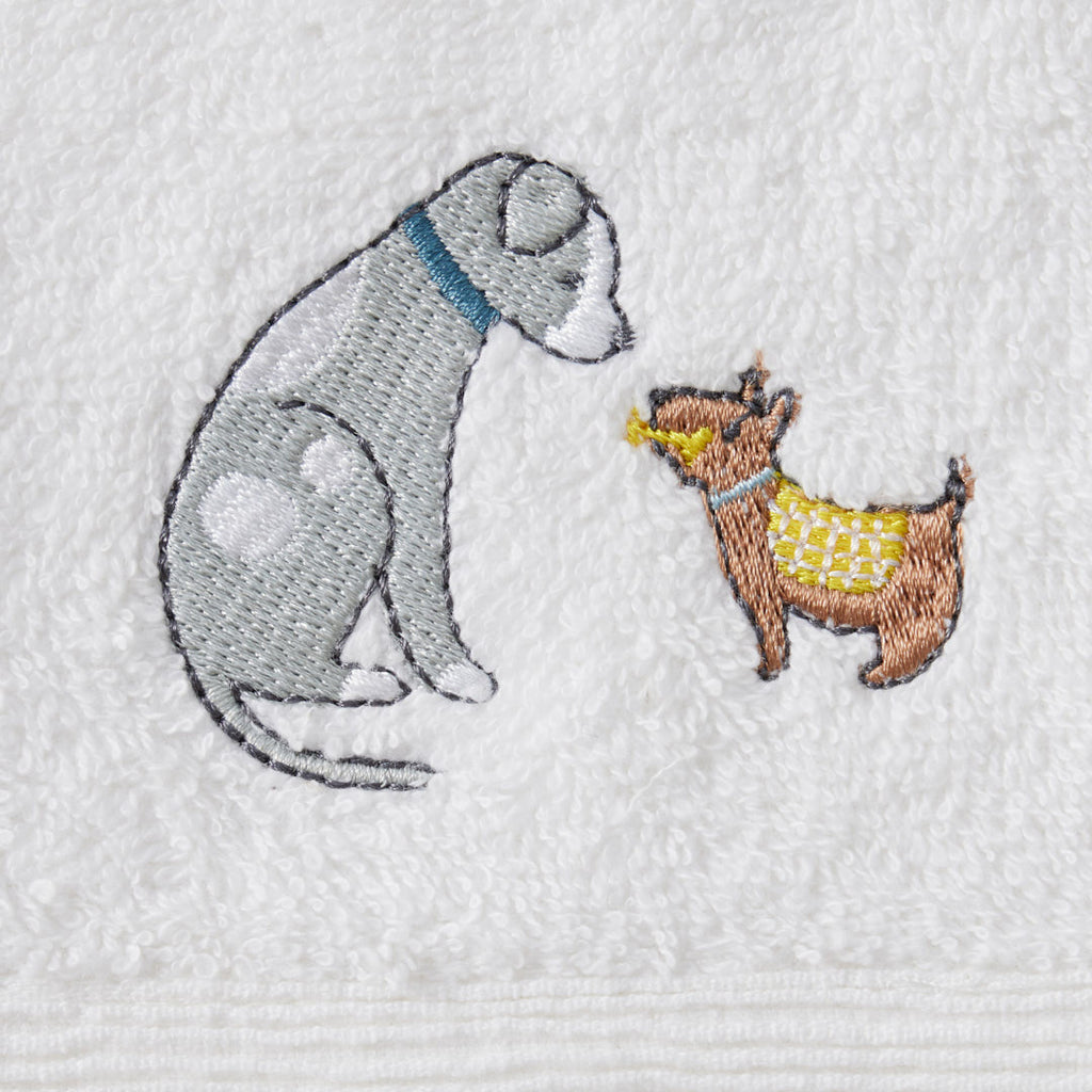 Jiggle & Giggle Puppy Play Bath Towel & Face Washer