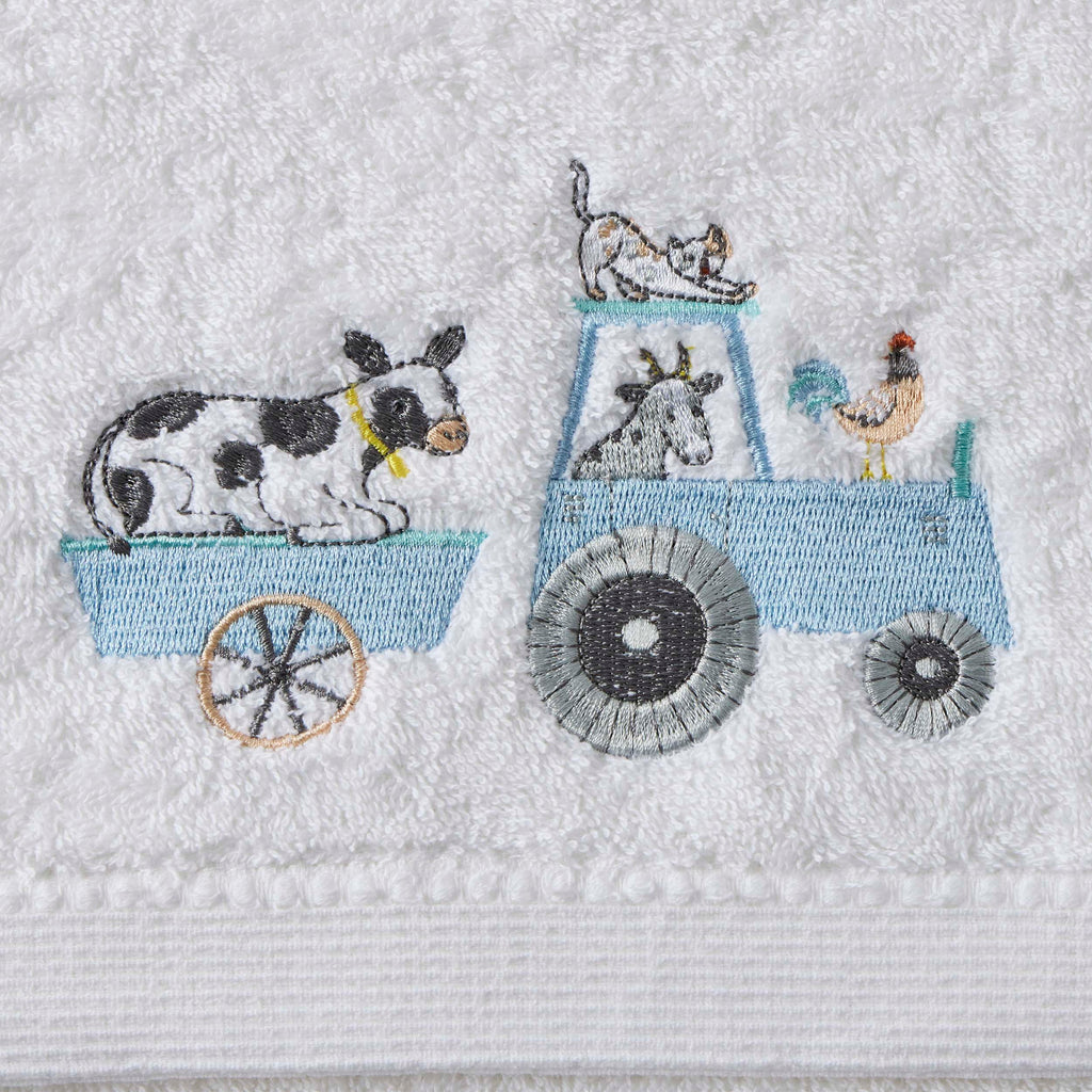 Jiggle & Giggle Farm Fun Bath Towel & Face Washer