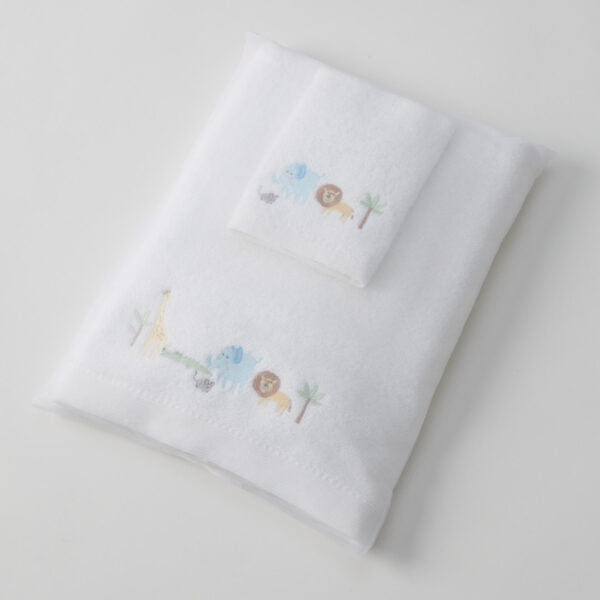 Jiggle & Giggle Jungle Adventure Bath Towel & Face Washer