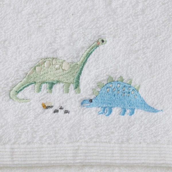 Jiggle & Giggle Dallying Dino Bath Towel & Face Washer