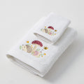 Jiggle & Giggle Mushroom Meadow Bath Towel & Face Washer