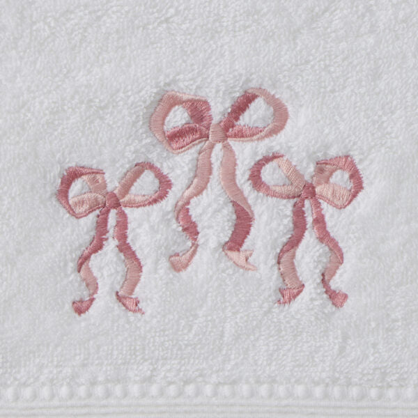 Jiggle & Giggle Bows Love Bath Towel & Face Washer