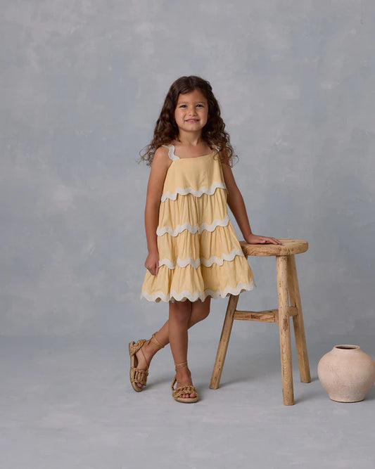 Ric Rac Dress | Yellow