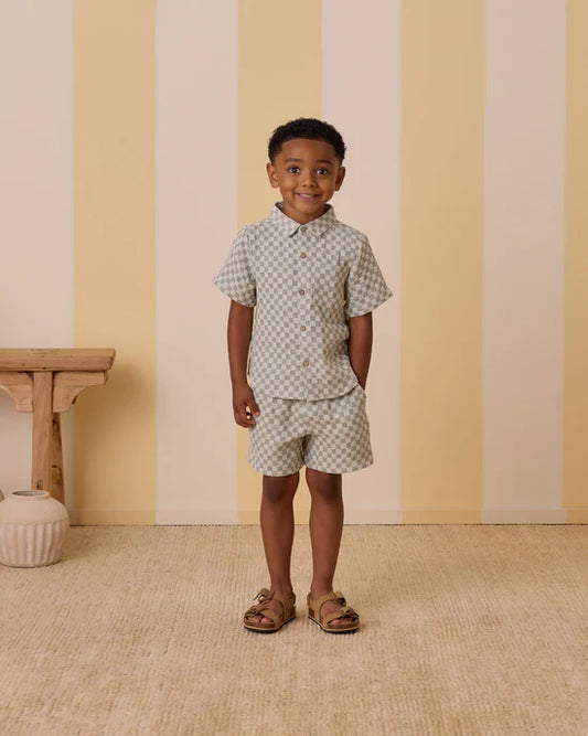 Bermuda Short | Sage Check