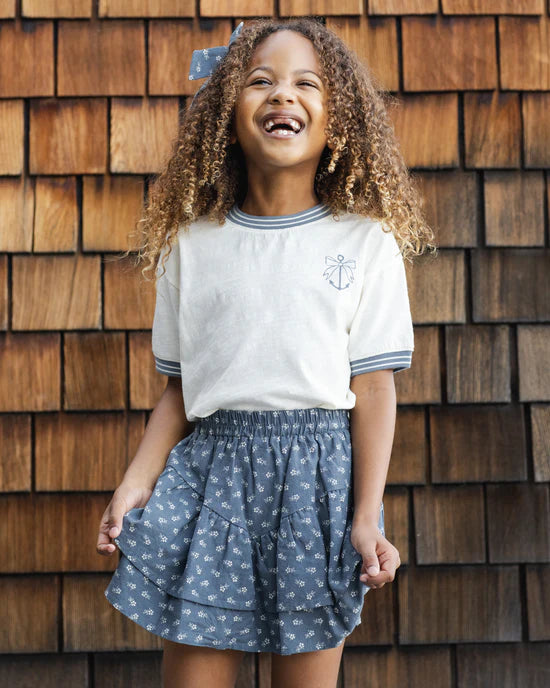 Rylee & Cru Tiered Mini Skirt - Ditsy