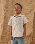 Rylee & Cru Collared Short Sleeve Shirt Nautical Stripe