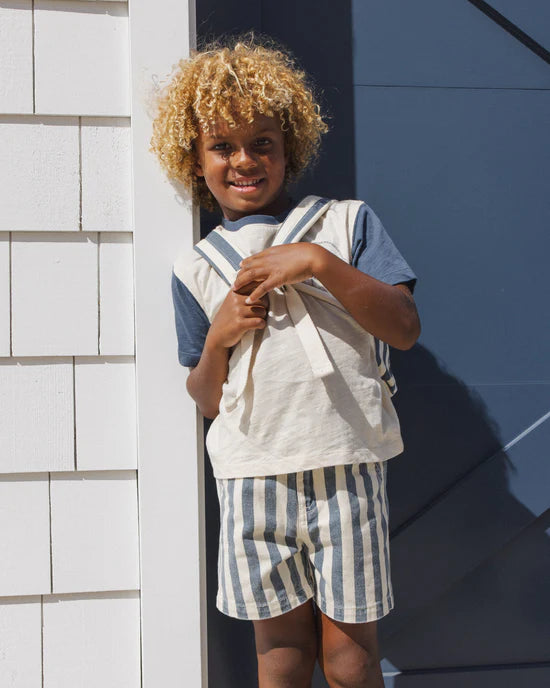 Rylee & Cru Dawson Short - Navy Stripe