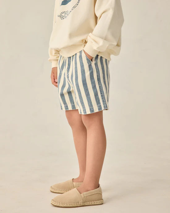 Rylee & Cru Dawson Short - Navy Stripe