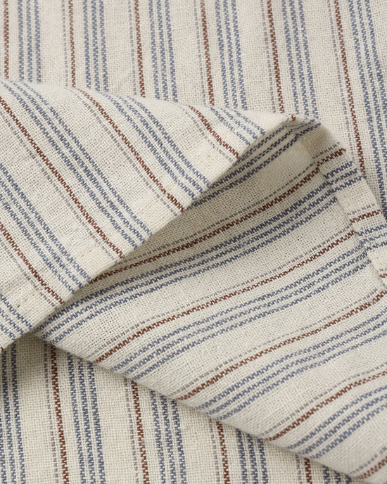 Rylee & Cru Collared Short Sleeve Shirt Nautical Stripe