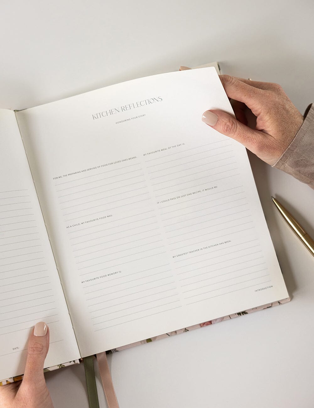 Heirloom Recipe Book Journal