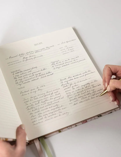 Heirloom Recipe Book Journal