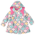 Korango Arch Print Lined Raincoat - Green