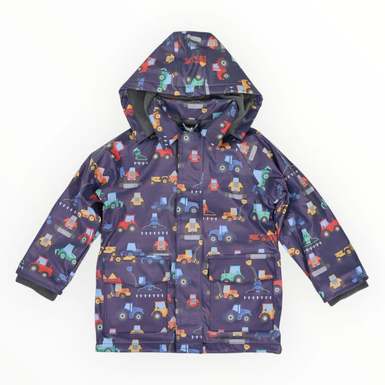 Korango Farm Machine Raincoat - Navy