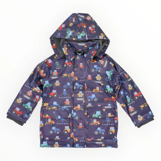 Korango Farm Machine Raincoat - Navy