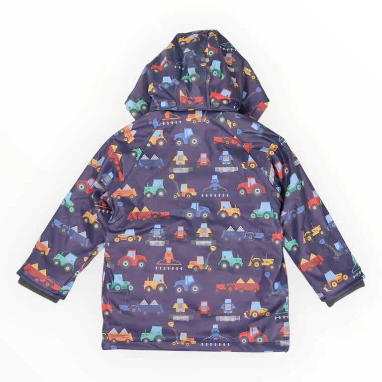 Korango Farm Machine Raincoat - Navy