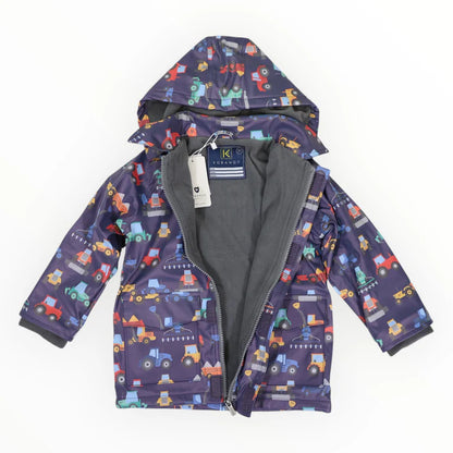 Korango Farm Machine Raincoat - Navy