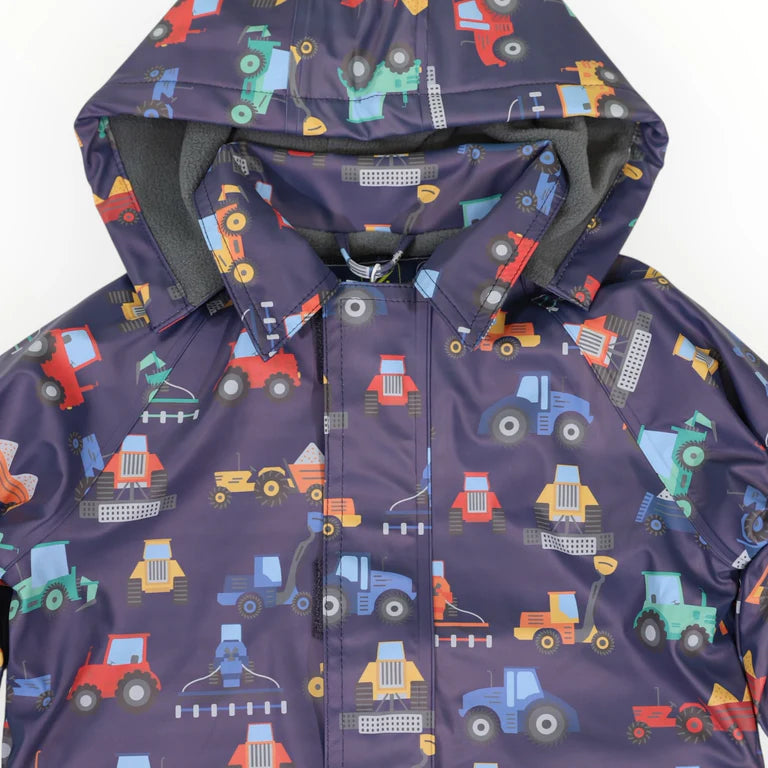 Korango Farm Machine Raincoat - Navy
