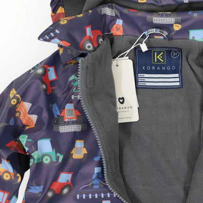 Korango Farm Machine Raincoat - Navy