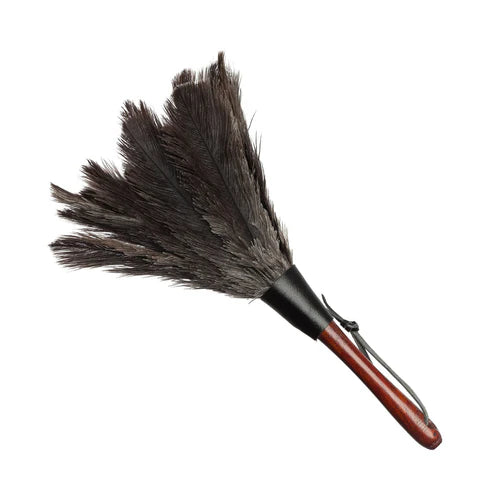 Brown Ostrich Feather Duster - 30cm