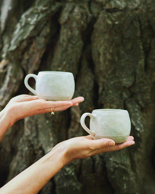 Mineral Mugs Set of 4 | Salt