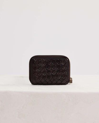 Juju & Co. Small Basque Wallet - Chocolate